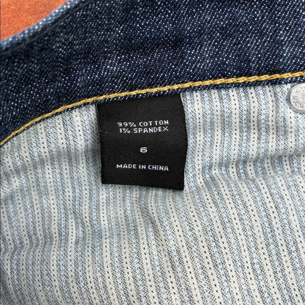 Victoria’s Secret London Jean Dark Blue low rise Bootcut Jeans sz6 x long - Picture 3 of 4